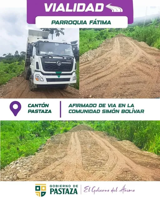 Lee más sobre el artículo Nueva vía para la comunidad Simón Bolívar en Fátima.