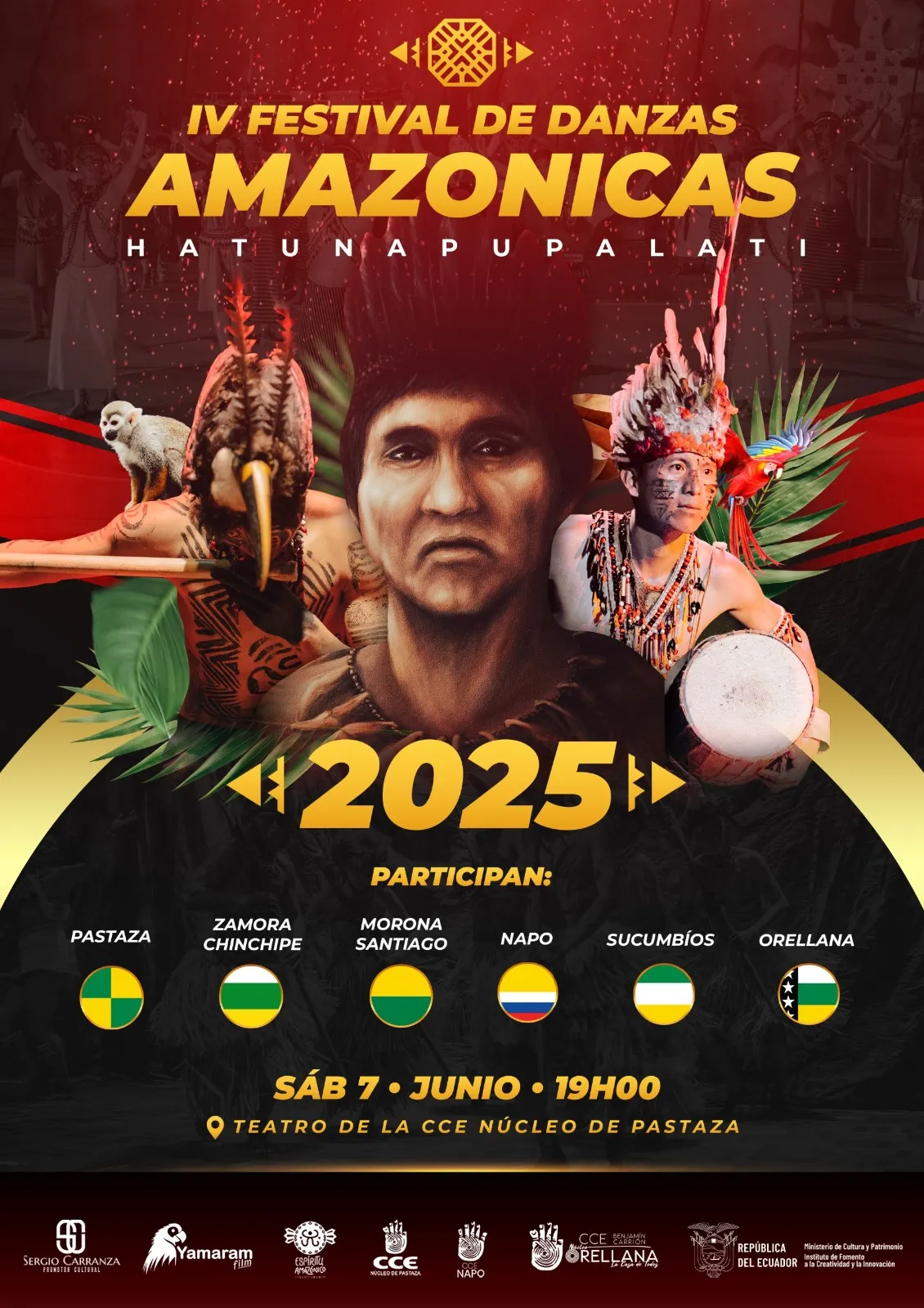 Lee más sobre el artículo ¡Vuelve el IV FESTIVAL DE DANZAS AMAZÓNICAS – HATUN APU PALATI !
