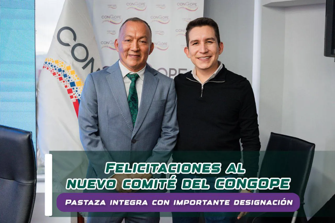 Lee más sobre el artículo André Granda Prefecto de Pastaza integra el nuevo Comité Ejecutivo del CONGOPE 2025–2027