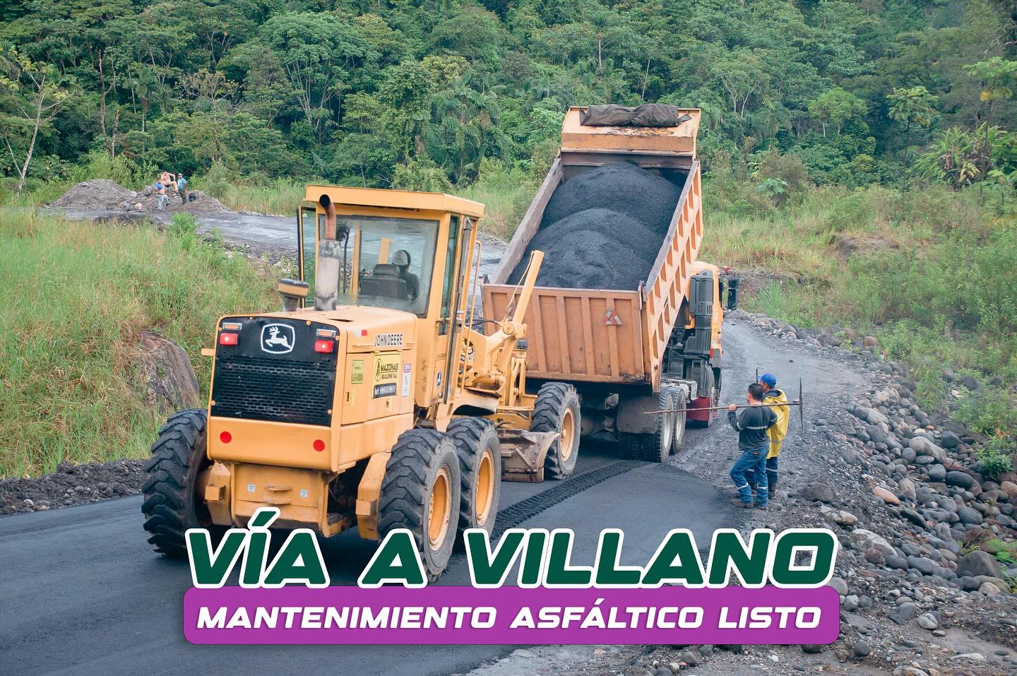 Lee más sobre el artículo VÍA A VILLANO MANTENIMIENTO ASFÁLTICO LISTO.