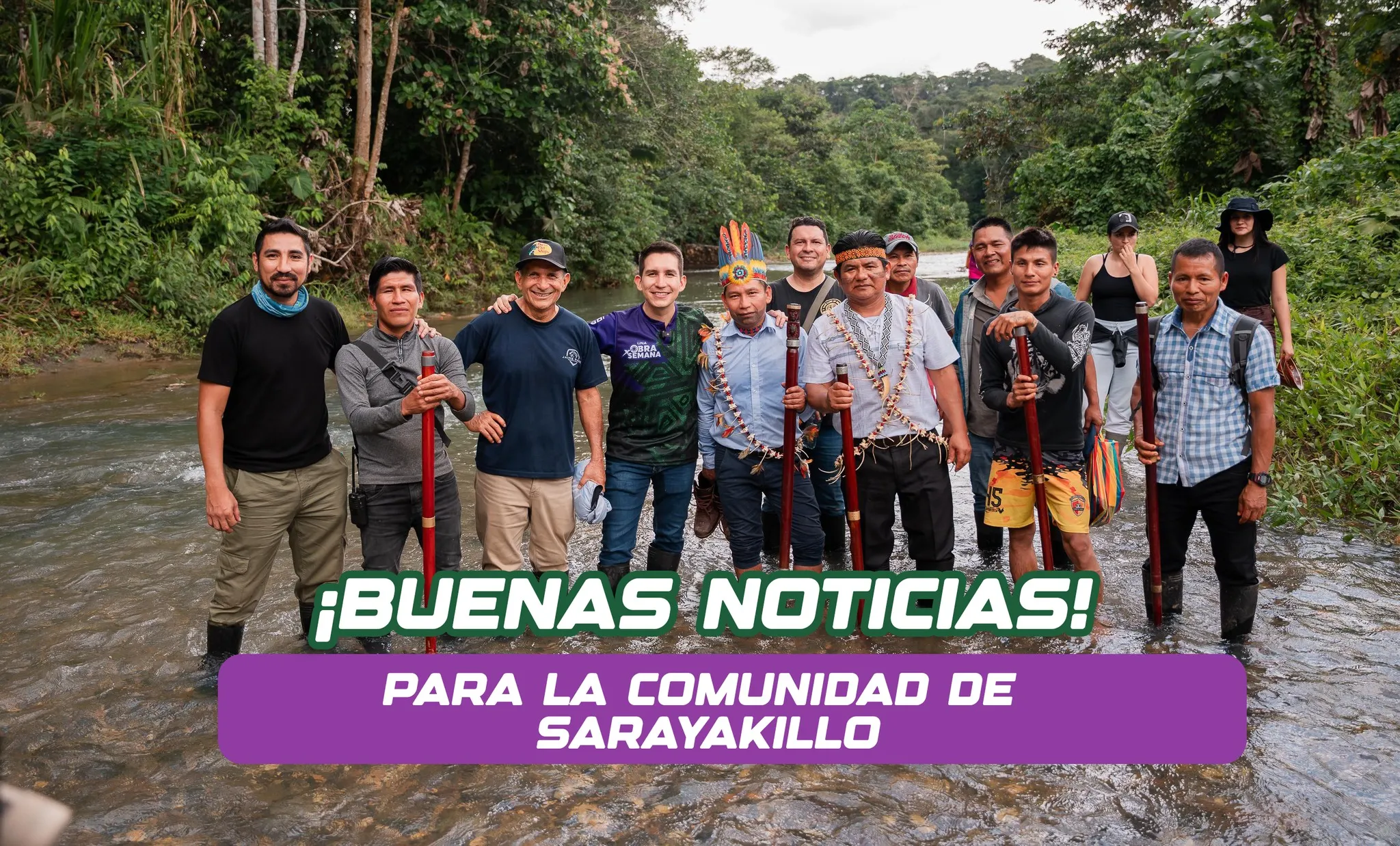 Lee más sobre el artículo ¡Buenas noticias para la comunidad de Sarayaquillo!