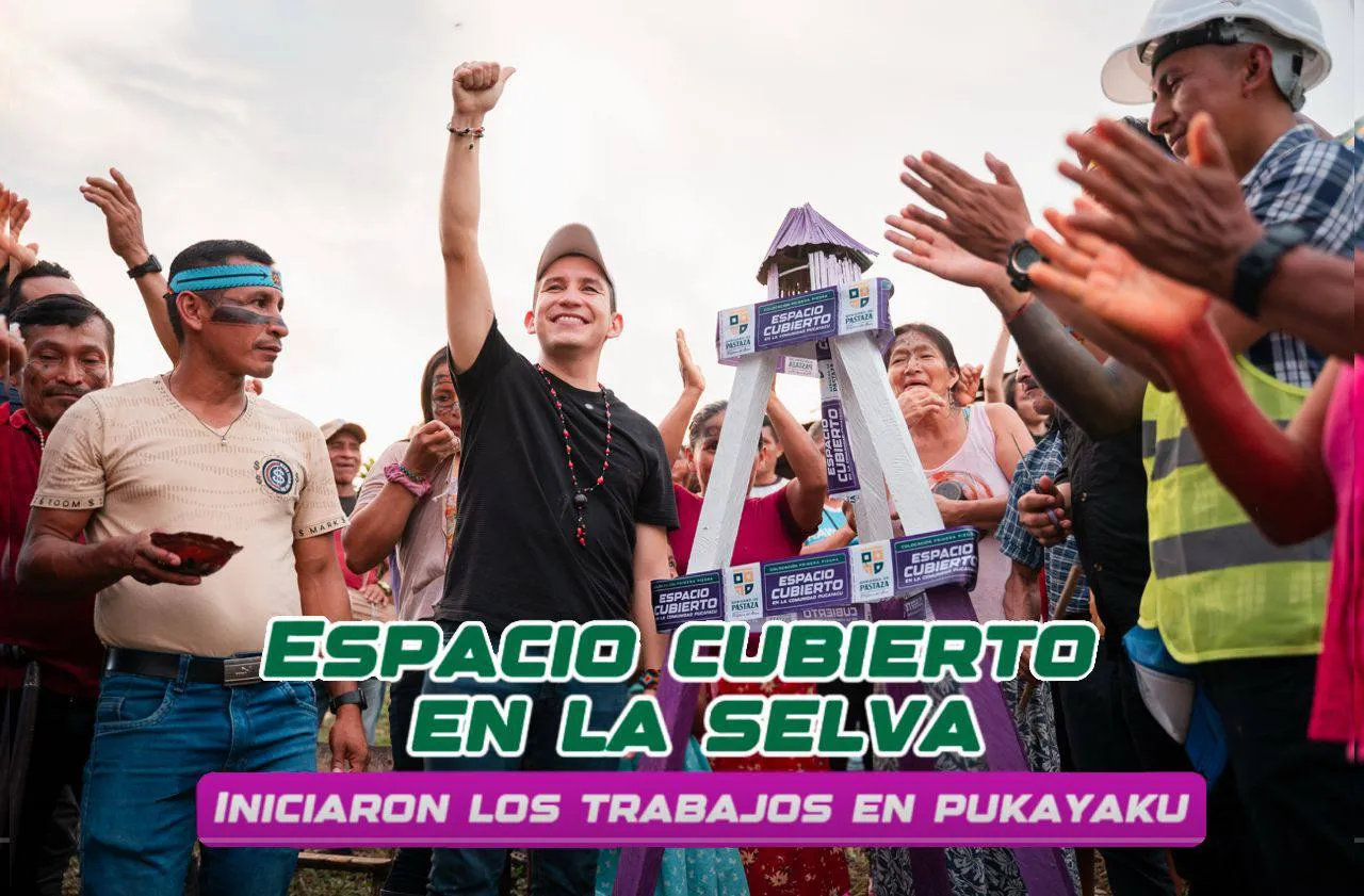 Lee más sobre el artículo ESPACIO CUBIERTO EN LA SELVA – INICIARON LOS TRABAJOS EN PUKAYAKU.