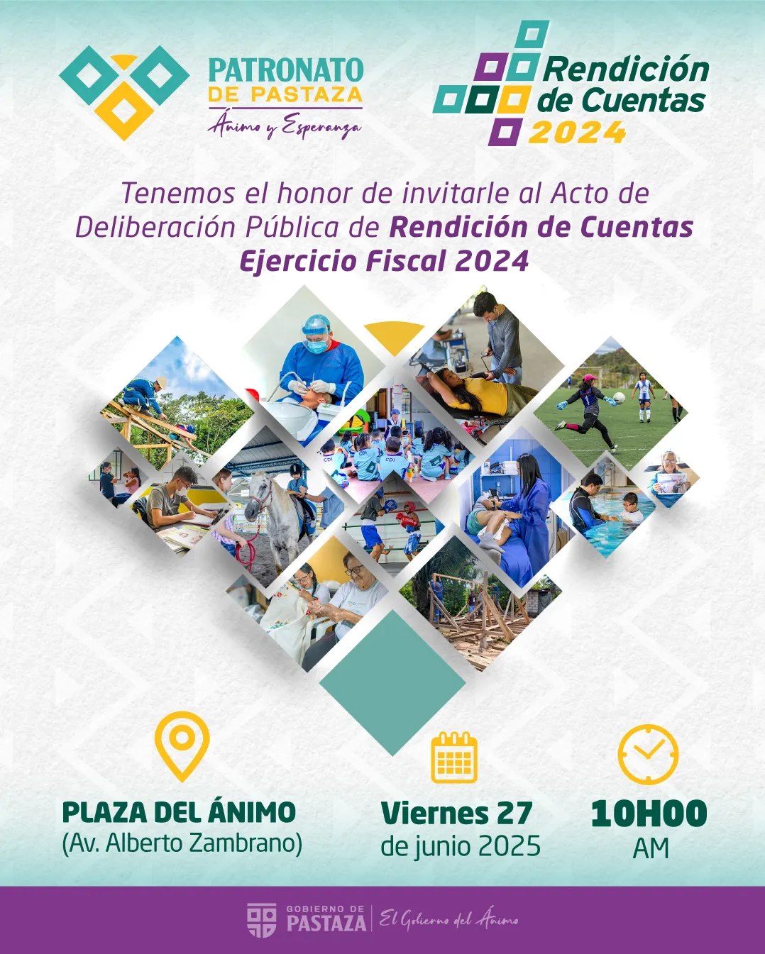 Lee más sobre el artículo Invitación al Acto de Deliberación Pública de Rendición de Cuentas, Ejercicio Fiscal 2024.