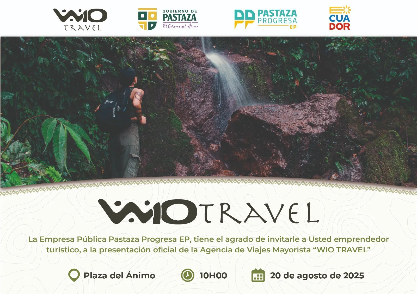 Lee más sobre el artículo Mañana en la Plaza del Ánimo, #Pastaza da un gran paso en turismo sostenible.