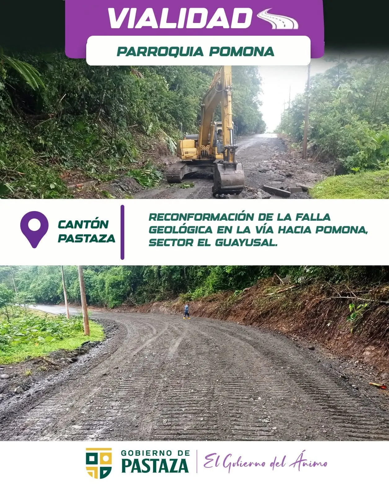 Lee más sobre el artículo Vía clave para el turismo de Pastaza.