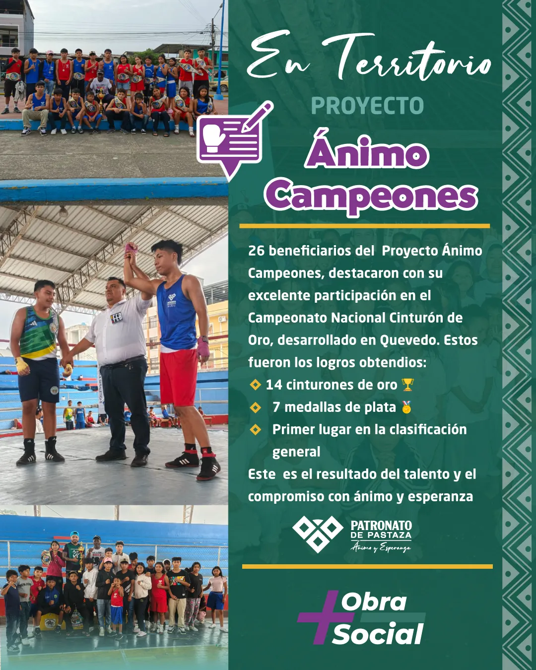Lee más sobre el artículo EN TERRITORIO – PROYECTO ÁNIMO CAMPEONES