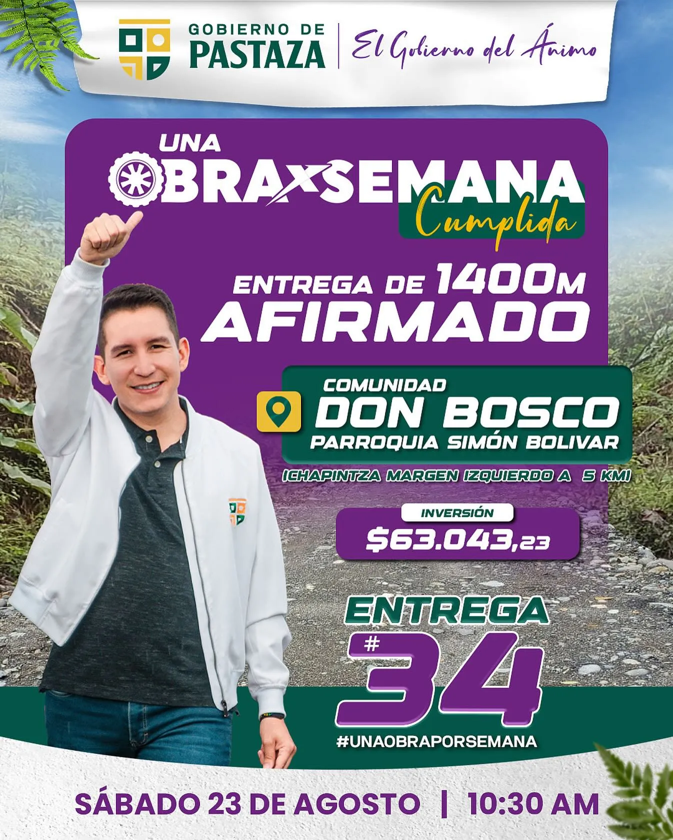 Lee más sobre el artículo ENTREGA DE AFIRMADO COMUNIDAD DON BOSCO.