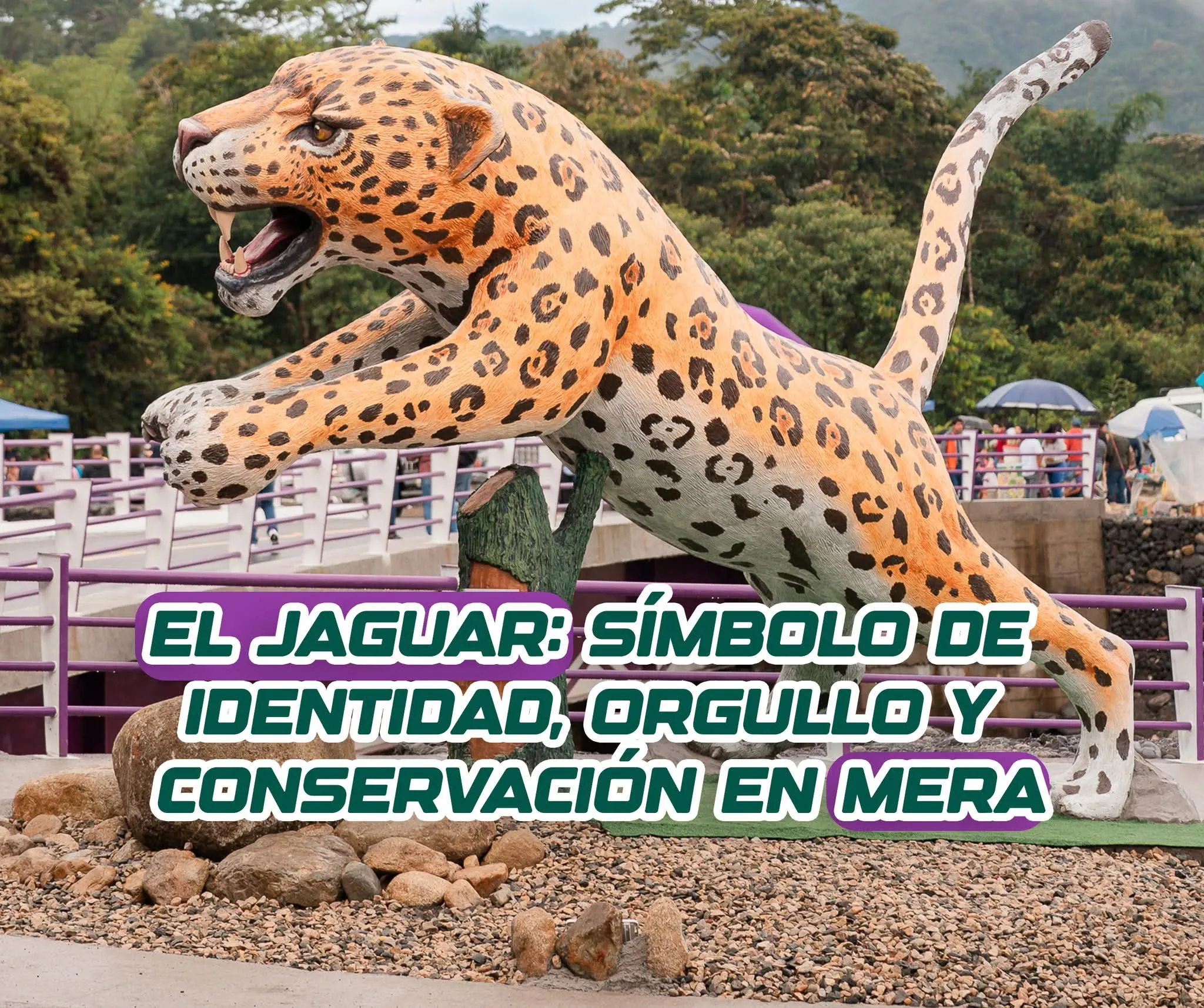 Lee más sobre el artículo En Mera, junto al nuevo puente sobre el río Tigre se levanta la escultura creada por el talento local Paúl Bless.