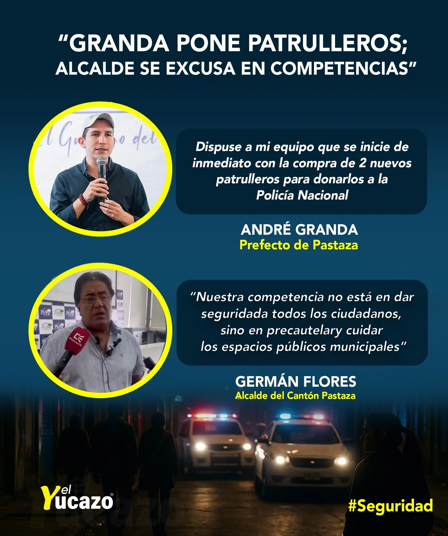 Lee más sobre el artículo Prefecto de Pastaza refuerza la seguridad provincial.