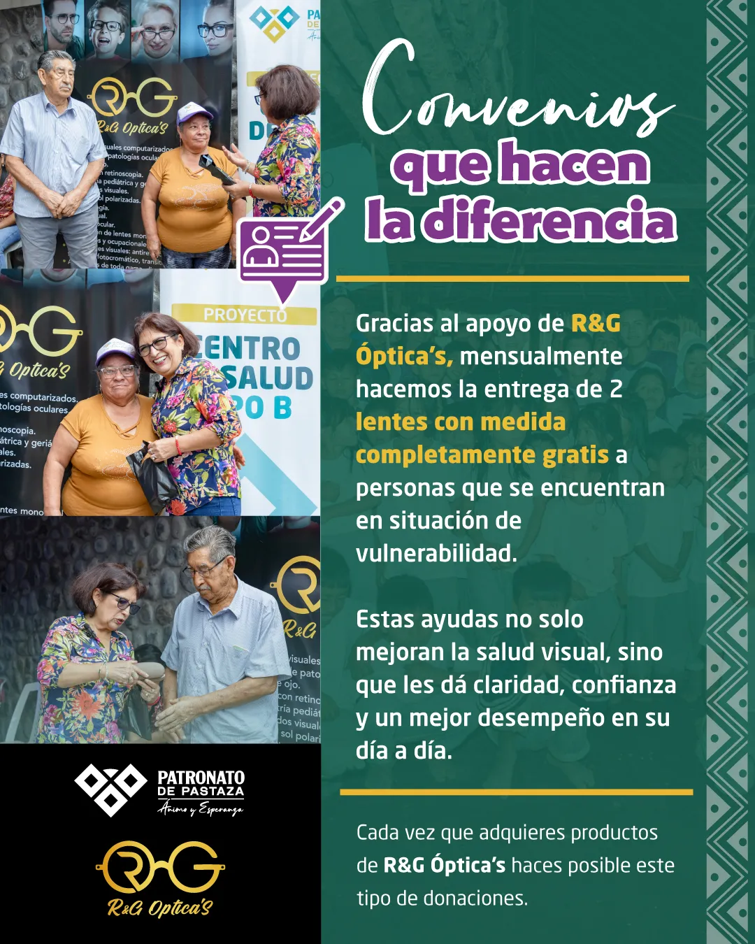 Lee más sobre el artículo Miradas con esperanza: lentes gratuitos para quienes lo necesitan