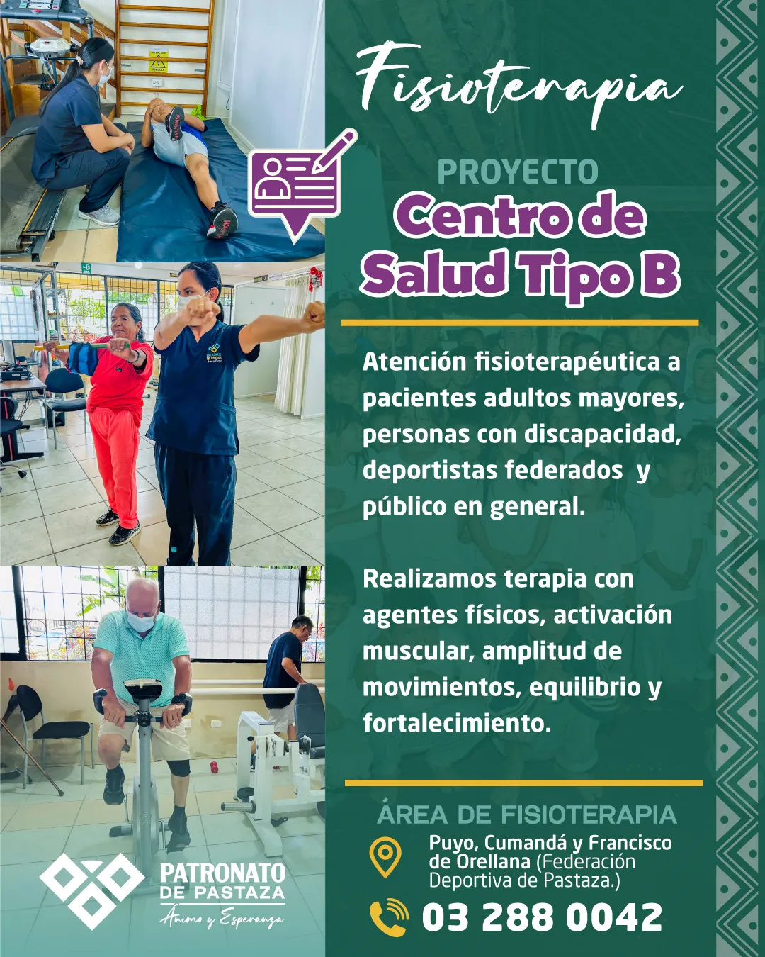 Lee más sobre el artículo Los recursos que nos entrega el Gobierno Provincial se transforman en OBRA SOCIAL para nuestro pueblo – FISIOTERAPIA