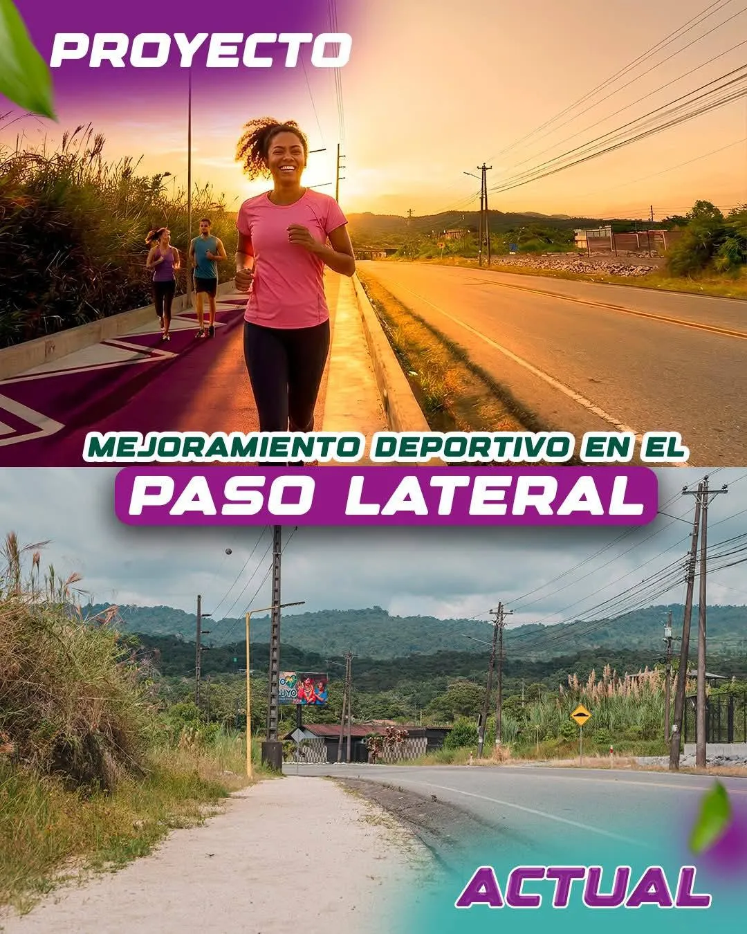 Lee más sobre el artículo En 2026, el Paso Lateral de Puyo tendrá una caminería totalmente repotenciada.