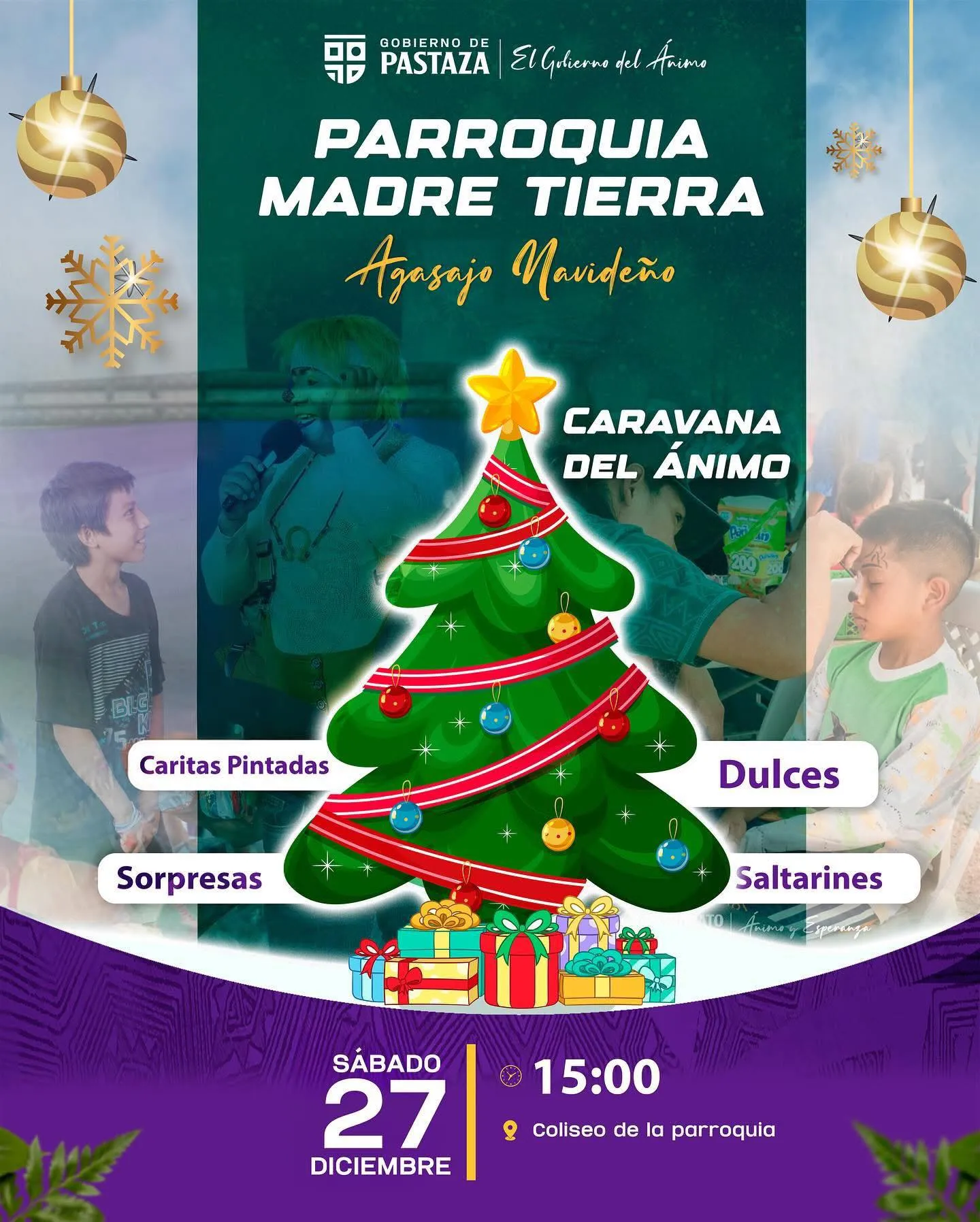 Lee más sobre el artículo AGASAJO NAVIDEÑO PARROQUIA MADRE TIERRA